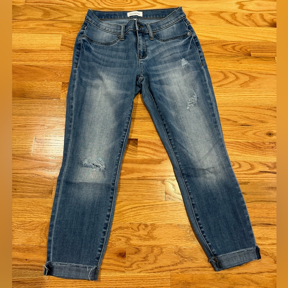 Lila Ryan cropped jeans with cuff size 26 Petite